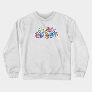 Toru Hagakure With Peonies Crewneck Sweatshirt